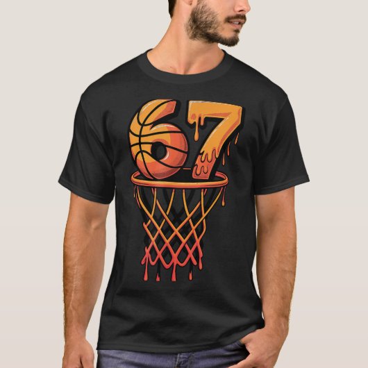 67 Basketbal IJscrens Drip Six Seven T-shirt (Voorkant)