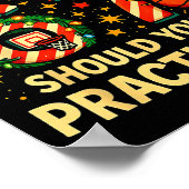 67 Basketbal Kerst Grappig Training Meme Cadeau _ Poster (Hoek)