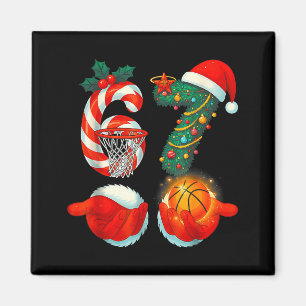 67 Basketbal Kerstman Zes Zeven Meme Kerst Srt M Magneet