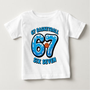 67 Basketbal Six Seven Sports Meme T-shirt