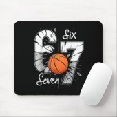 67 Basketbal Zes Zeven 6 7 Meme 67  Muismat (Met muis)