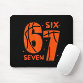 67 Basketbal Zes Zeven 6 7 Meme 6  Muismat (Met muis)