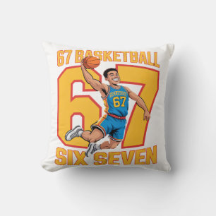 67 Basketbal Zes Zeven Kussen