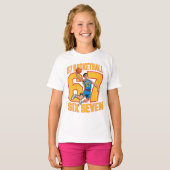 67 Basketbal Zes Zeven T-shirt (Voorkant volledig)