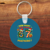 67 Basketball Christmas Funny Practice Meme Gift  Sleutelhanger (Voorkant)