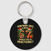67 Basketball Christmas Funny Practice Meme Gift  Sleutelhanger (Voorkant)