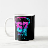 67 Basketball Drip Six Seven Funny Koffiemok (Links)