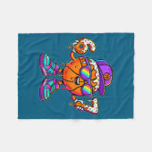 67 Basketball Drip Six Seven Funny Meme Gen Alpha  Fleece Deken (Voorkant (Horizontaal))