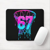 67 Basketball Drip Six Seven Funny  Muismat (Met muis)