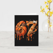 67 Basketball Ice Cream Drip Six Seven Kaart (Gele Bloem)