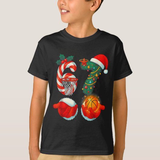 67 Basketball Santa Six Seven Meme Christmas Srt M T-shirt (Voorkant)