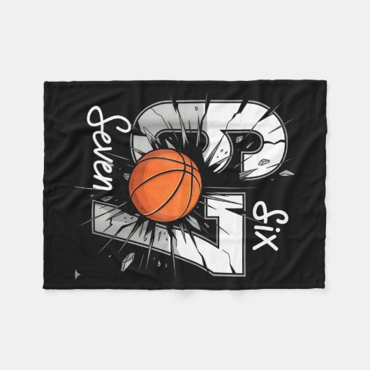 67 Basketball Six Seven 6 7 Meme 67  Fleece Deken (Voorkant (Horizontaal))