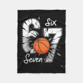 67 Basketball Six Seven 6 7 Meme 67  Fleece Deken (Voorkant)