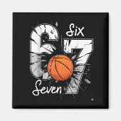 67 Basketball Six Seven 6 7 Meme 67  Magneet (Voorkant)