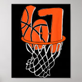 67 Basketball Six Seven 6 7 Meme Funny 67 Basketba Poster (Voorkant)
