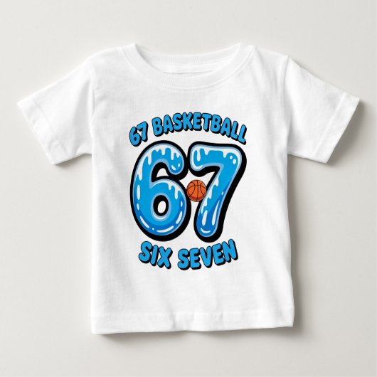 67 Basketball Six Seven Sports Meme Tee (Voorkant)