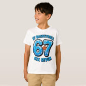 67 Basketball Six Seven Sports Meme Tee T-shirt (Voorkant volledig)