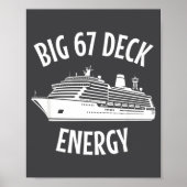 67 Big Six Seven Deck Energy Brain Rot Gen Alpha C Poster (Voorkant)