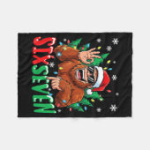 67 Bigfoot Six Seven Hands Christmas Holiday Boys Fleece Deken (Voorkant (Horizontaal))