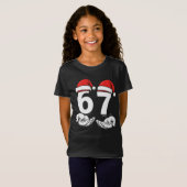 67 Birthday six seven meme gift for kids T-shirt (Voorkant volledig)
