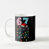 67 Black Cat Christmas Ice Cream Drip Santa Hat Si Koffiemok (Links)