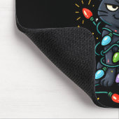 67 Black Cat Christmas Ice Cream Drip Santa Hat Si Muismat (Hoek)