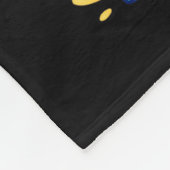 67 Black Cat Santa Hat Christmas Lights Drip For G Fleece Deken (Hoek)