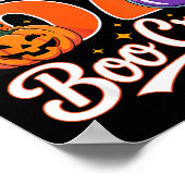 67 boo bemanning grappig halloween spook heks pomp poster (Hoek)
