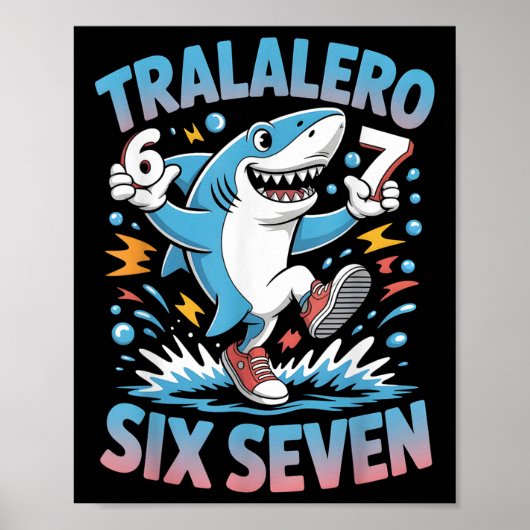 67 Brainrot Italiaans Meme Grappig 67 Kinderkostuu Poster (Voorkant)