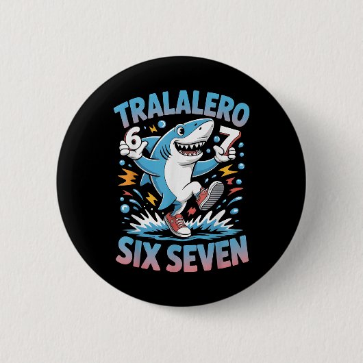 67 Brainrot Italiaans Meme Grappig 67 Kinderkostuu Ronde Button 5,7 Cm (Voorkant)