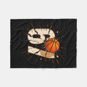 67 Brainrot Jeugd Basketbal Drip - Grappige Kinder Fleece Deken (Voorkant (Horizontaal))