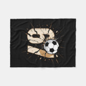 67 Brainrot Jeugd Voetbal Drip - Grappige Kinderen Fleece Deken (Voorkant (Horizontaal))