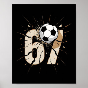 67 Brainrot Jeugd Voetbal Drip - Grappige Kinderen Poster