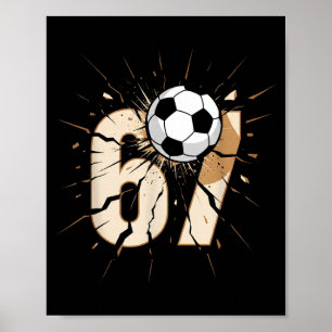 67 Brainrot Jeugd Voetbal Drip - Grappige Kinderen Poster