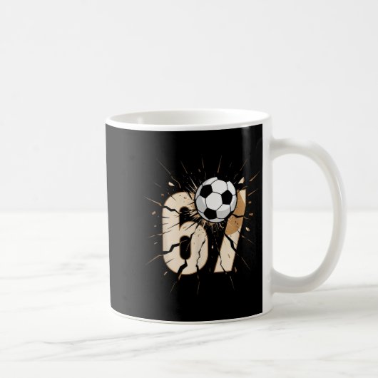 67 Brainrot Jeugdvoetbal Drip - Grappige Kinderen Koffiemok (Rechts)