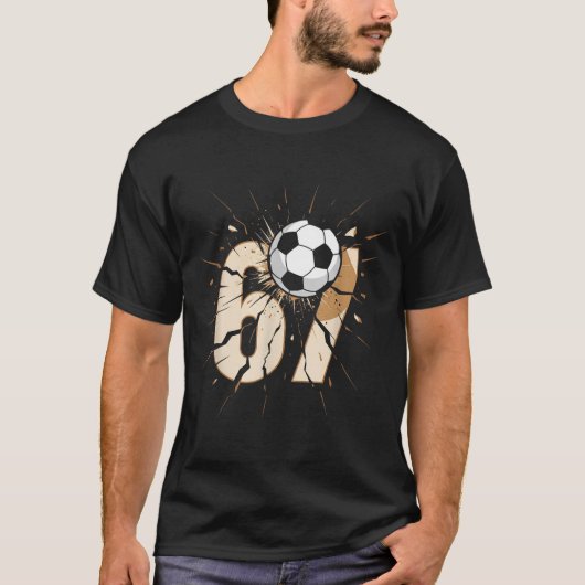 67 Brainrot Youth Soccer Drip - Funny Kids 67 T-shirt (Voorkant)