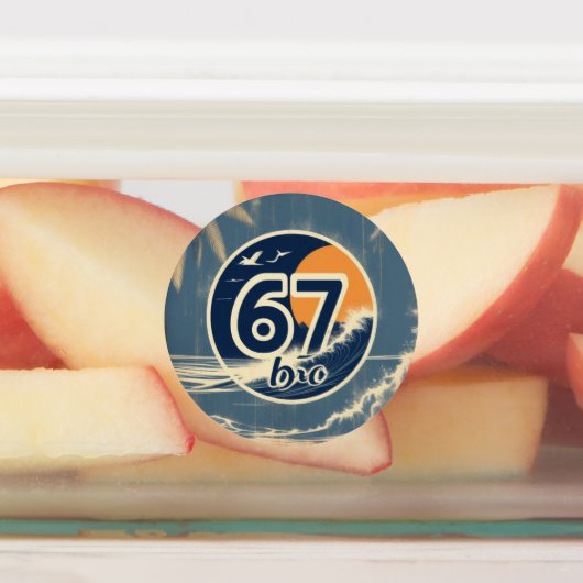 67 bro surf stickers (Aangebracht)