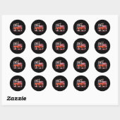 67 Bronco SUV-auto Ronde Sticker (Vel)