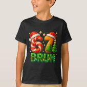 67 Bruh Christmas Candy Cane Gingerbread Design Xm T-shirt (Voorkant)