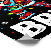 67 Bruh Christmas Six Seven Meme Dab Santa Poster (Hoek)