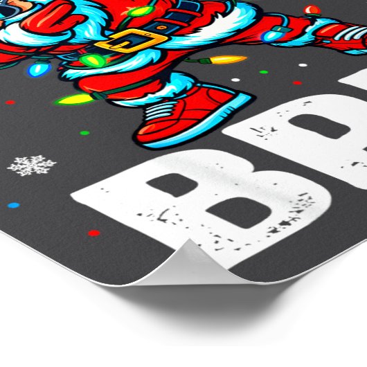 67 Bruh Christmas Six Seven Meme Dab Santa  Poster (Hoek)