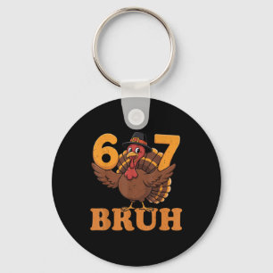 67 Bruh Kalkoen Wiskunde Thanksgiving Leraar Wisku Sleutelhanger