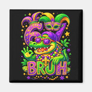 67 Bruh Krokodil Mexico Carnaval Vakantie Magneet
