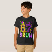 67 Bruh Mardi Gras Funny Carnival Meme Slang Gen A T-shirt (Voorkant volledig)