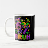 67 Bruh Mardi Gras Jester Mask New Orleans  Koffiemok (Links)
