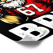 67 Bruh Meme Christmas Football Santa Six Seven  Poster (Hoek)