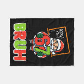 67 Bruh Santa Funny Christmas 6 7 Meme Xmas Boys K Fleece Deken (Voorkant (Horizontaal))