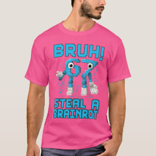 67 Bruh Steel Een Brainrot Grappige Meme 6 7 Jonge T-shirt