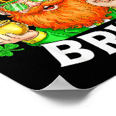 67 Bruh Zes Zeven Grappig 6 7 Meme St. Patrick's D Poster (Hoek)