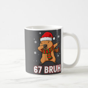 67 Bruh Zes Zeven Meme Capybara Kerst Kinderen Jon Koffiemok